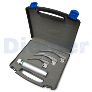 Laringoscopio Luz Fria Stainless Acero Inoxidable Estuche 3 Palas Laringoscopio Luz Fria Stainless Acero Inoxidable Estuche 3 Palas